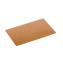 Lekerekített sarkú fém névjegykártya