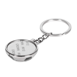 Kulcstartó fém football labda