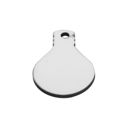 Keskeny villanykörte alakú MDF kulcstartó